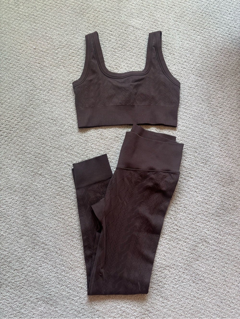 Dark Brown Legging Set